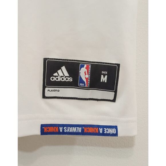 Adidas Jersey Shirt New York Knicks #6 Kristaps Porzingis NBA Basketball Size M - Picture 10 of 11
